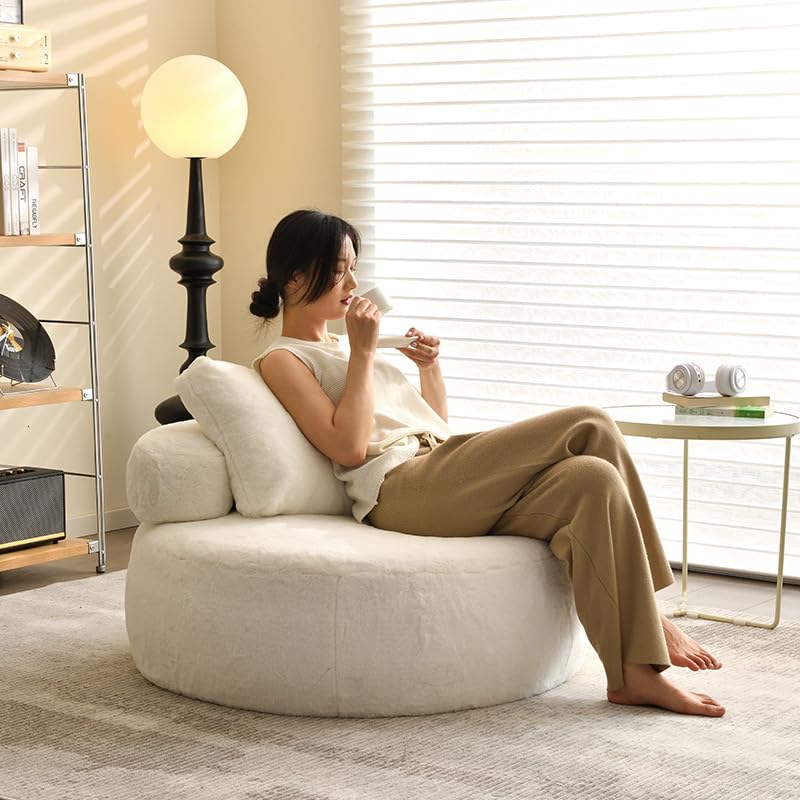 Amazon｜ソファー 円形 シンプル ナチュラル おしゃれ インテリア 人間